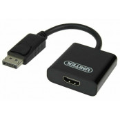 Adapter Unitek DisplayPort ,  HDMI Y-5118DA - Czarny - zdjęcie 1
