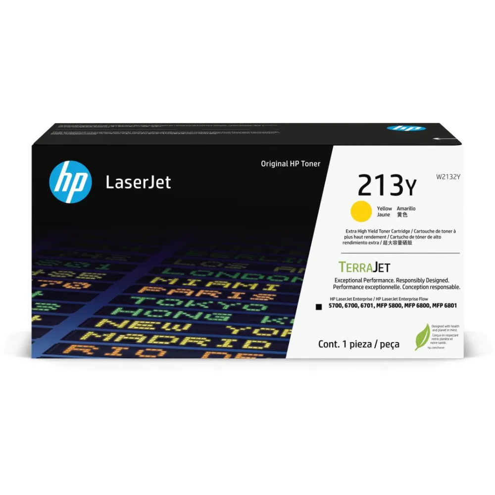 Toner HP 213Y Cyan W2132Y - Oryginał