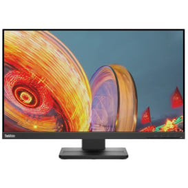 Monitor Lenovo ThinkVision E24q-20 62CFGAT1EU - 23,8"/2560x1440 (QHD)/75Hz/IPS/6 ms/pivot/Czarny