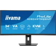Monitor iiyama ProLite XCB3497WQSNP-B1, 34", 3440x1440 (UWQHD), 120Hz, 21:9, zakrzywiony, VA, USB-C, Czarny | Sklep ITnes.pl, IT