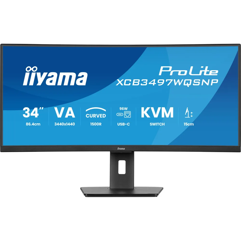 Monitor iiyama ProLite XCB3497WQSNP-B1 - zdjęcie poglądowe 9