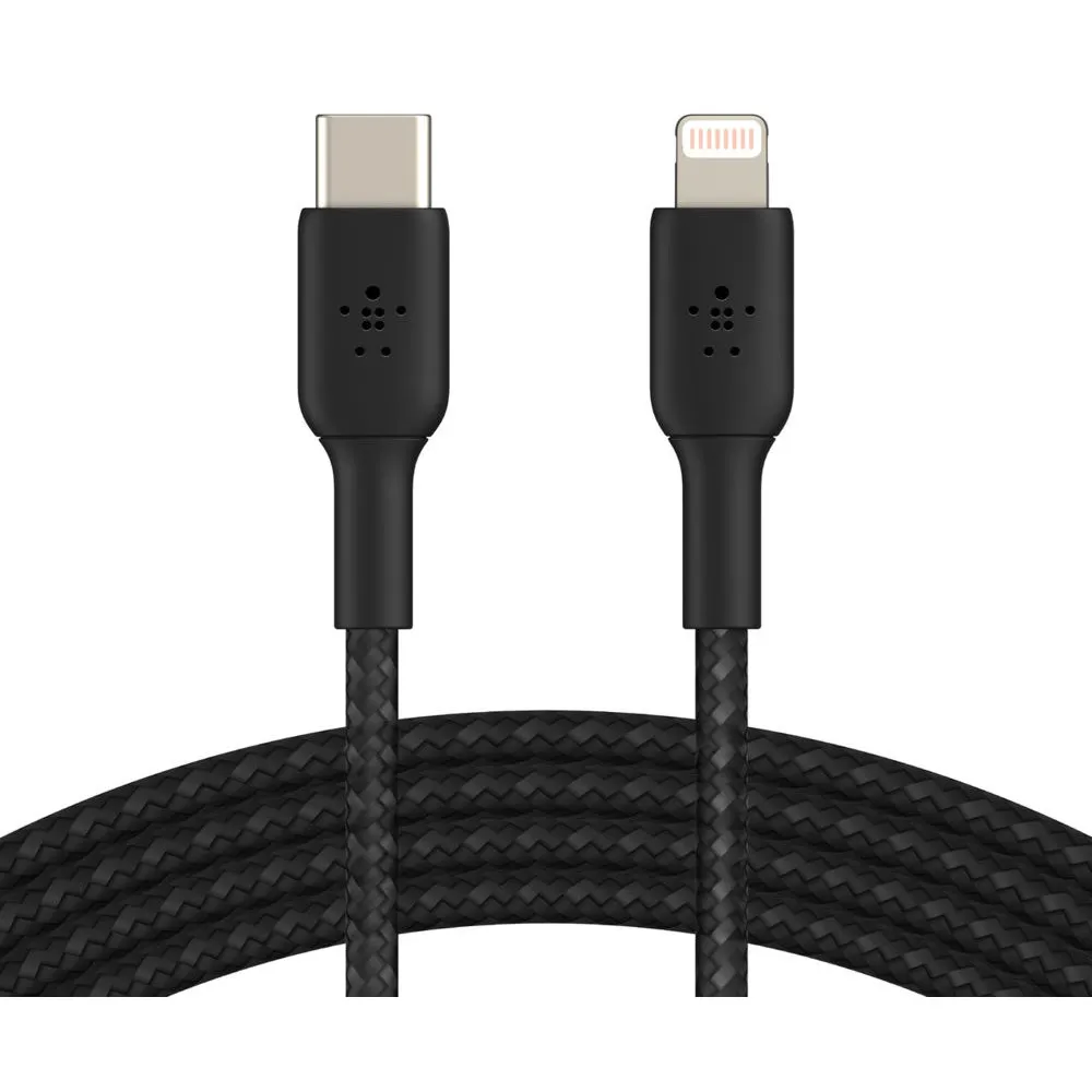 Kabel Belkin USB-C, Lightning CAA004BT2MBK - zdjęcie poglądowe 3 Kabel Belkin USB-C, Lightning CAA004BT2MBK - zdjęcie poglądowe 3