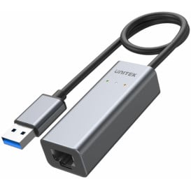 Karta sieciowa USB-A Unitek U1313B - USB3.0, 1x 100|1000|2500Mbps RJ45, przewód 30cm