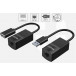 Adapter Unitek USB Extender Over Cat 5/ Cat 5e Y-UE01001 - Przedłużenie do 60 m, Czarny