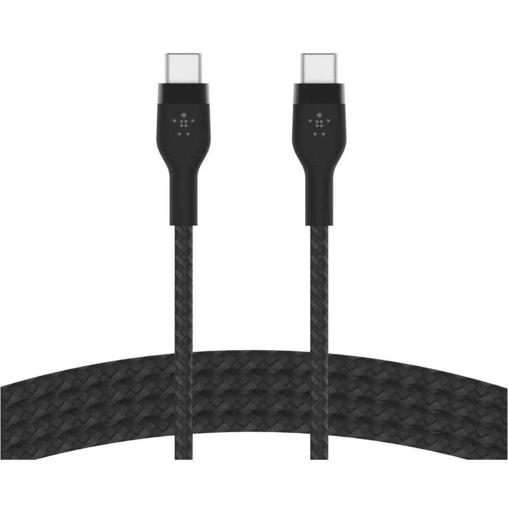Kabel Belkin USB-C, USB-C 2.0 CAB011BT2MBK - zdjęcie poglądowe 3 Kabel Belkin USB-C, USB-C 2.0 CAB011BT2MBK - zdjęcie poglądowe 3