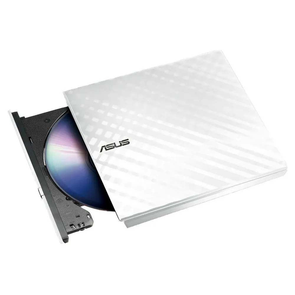 Napęd optyczny zewnętrzny ASUS SDRW-08D2S-U Lite Slim DVD USB SDRW-08D2S-U LITE/WHT/G/AS, Biały | Sklep ITnes.pl, IT for BUSINESS