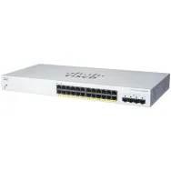 Switch zarządzalny Cisco CBS220-24P-4G-EU, 24x 100|1000Mbps, 4x 1Gbps SFP, POE+ 195W | Sklep ITnes.pl, IT for BUSINESS