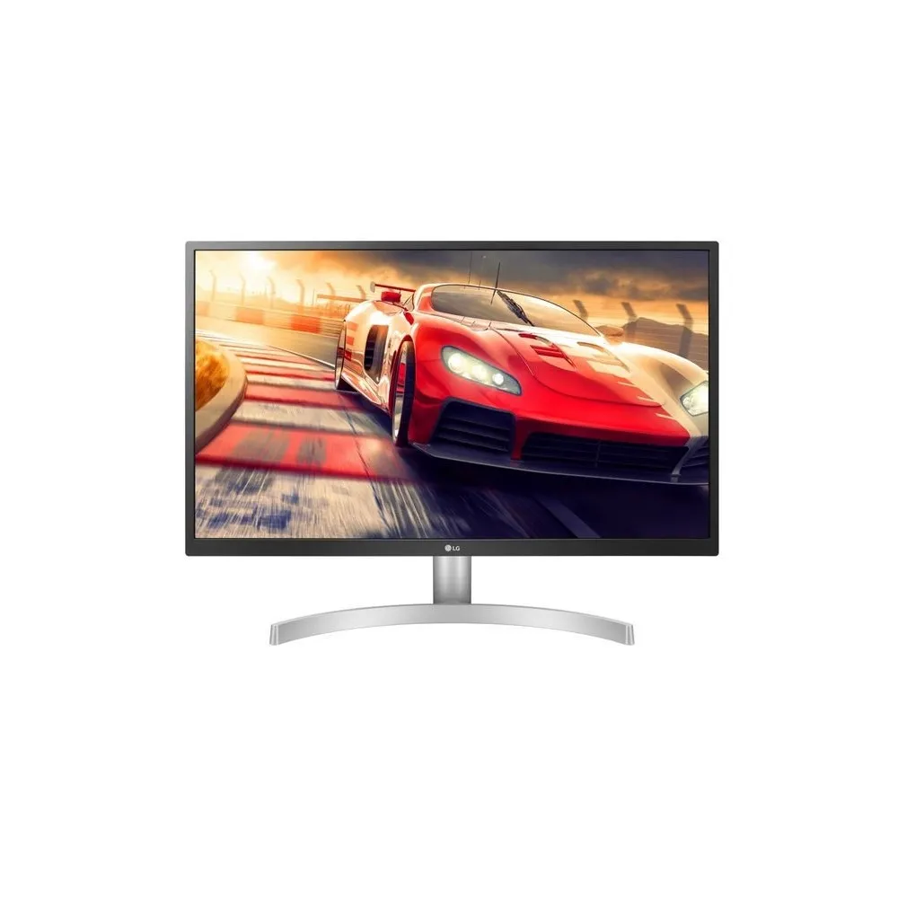 Monitor LG 27UL500-W - 27"/3840x2160 (4K)/60Hz/IPS/FreeSync/5 ms/Srebrny
