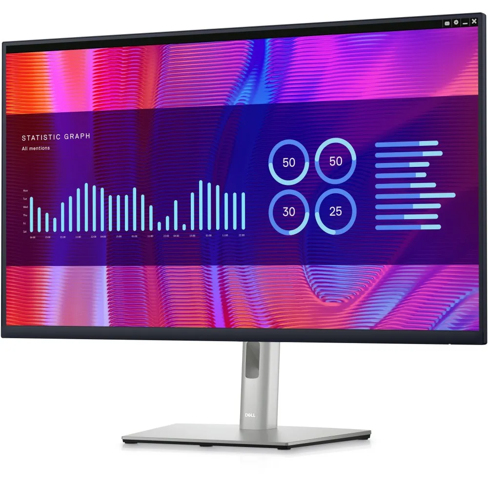 Monitor Dell P3223DE 210-BDGB/5Y - 31,5"/2560x1440 (QHD)/60Hz/IPS/5 ms/pivot/USB-C/Czarno-szary - zdjęcie