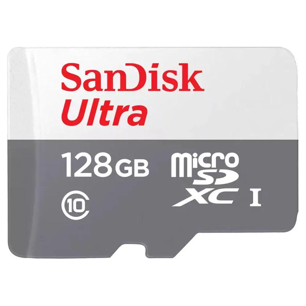 Karta pamięci SanDisk Ultra microSDXC 128GB Android 100MB/s UHS-I SDSQUNR-128G-GN3MN - Szara, Biała | Sklep ITnes.pl - IT for BU