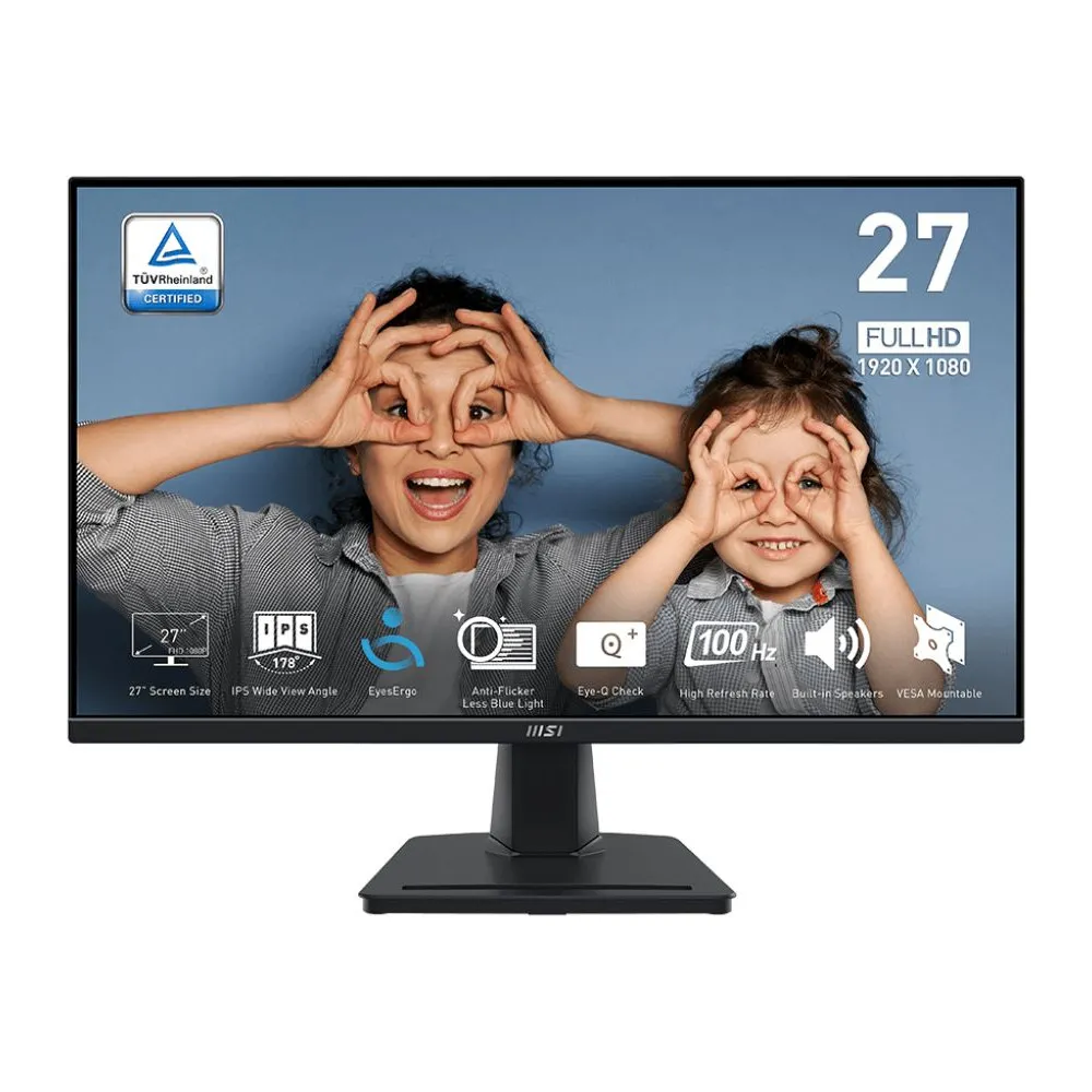 Monitor MSI PRO MP275, 27", 1920x1080 (FHD), IPS, 1 ms, Czarny | Sklep ITnes.pl, IT for BUSINESS