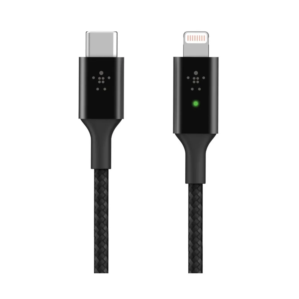 Kabel Belkin Smart LED USB-C, Lightning CAA006BT04BK - zdjęcie poglądowe 3