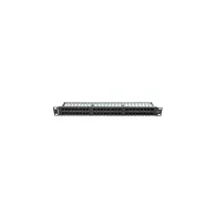 Patchpanel 19" Lanberg PPU6-1048-B - 48 niekranowanych portów, 1U, KAT. 6, czarny