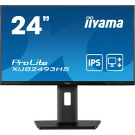 Monitor iiyama ProLite XUB2493HS-B5, 23,8", 1920x1080 (FHD), 75Hz, IPS, 4 ms, pivot, Czarny | Sklep ITnes.pl, IT for BUSINESS