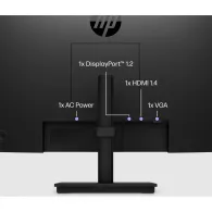 Monitor HP P22h G5 64W30AA, 21,5", 1920x1080 (FHD), 75Hz, IPS, 5 ms, Czarny | Sklep ITnes.pl, IT for BUSINESS