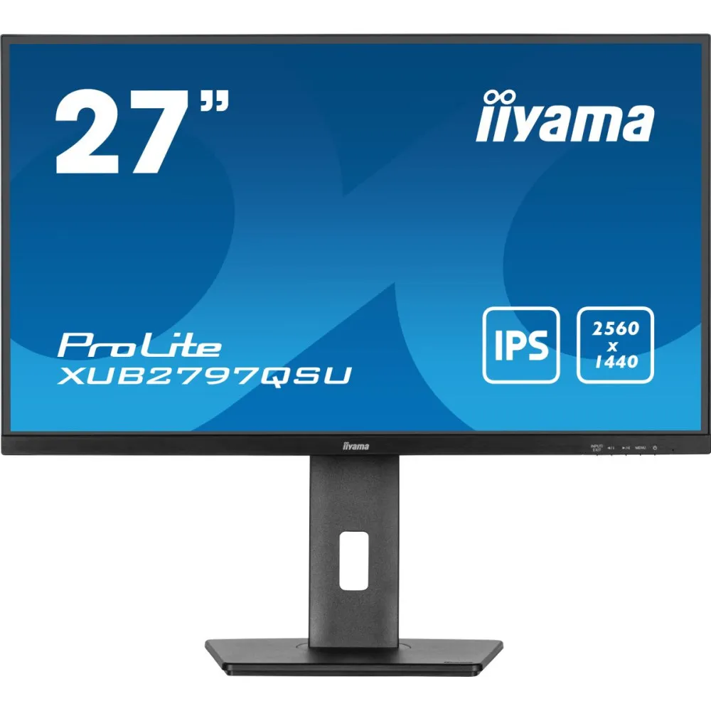 Monitor iiyama ProLite XUB2797QSU-B2, 27", 2560x1440 (QHD), 100Hz, IPS, 1 ms, pivot, Czarny | Sklep ITnes.pl, IT for BUSINESS