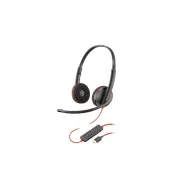 Zestaw słuchawkowy Poly Blackwire C3220 Stereo USB-C Headset +Carry Case 80S07AA