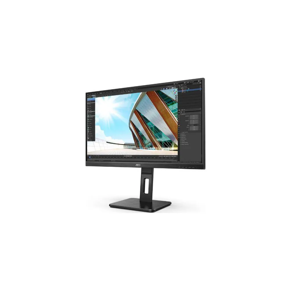 Zdjęcie produktu Monitor AOC Q27P2Q - 27"/2560x1440 (QHD)/75Hz/IPS/4 ms/pivot/Czarny