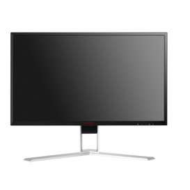 Monitor AOC AG241QX - 24"/2560x1440 (QHD)/144Hz/TN/FreeSync/1 ms/pivot/Czarno-czerwony