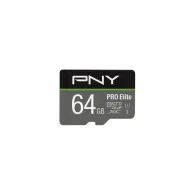Karta pamięci PNY PRO Elite MicroSDXC 64 GB Class 10 P-SDU64GV31100PRO-GE - Szara, Czarna | Sklep ITnes.pl - IT for BUSINESS