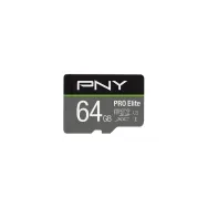 Karta pamięci PNY PRO Elite MicroSDXC 64 GB Class 10 P-SDU64GV31100PRO-GE - Szara, Czarna | Sklep ITnes.pl - IT for BUSINESS