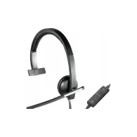 Słuchawki nauszne Logitech H650e Mono USB Headset 981-000514 - Czarne - 981-000514 | Sklep ITnes.pl - IT for BUSINESS