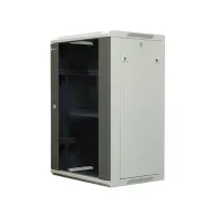 Szafa wisząca niedzielona 19" 18U Emiter EM/AP6418, 600 x 450 x 910mm, drzwi blacha-szkło | Sklep ITnes.pl, IT for BUSINESS