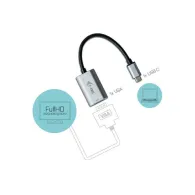 Adapter i-tec USB-C, VGA C31METALVGA60HZ - zdjęcie poglądowe 2