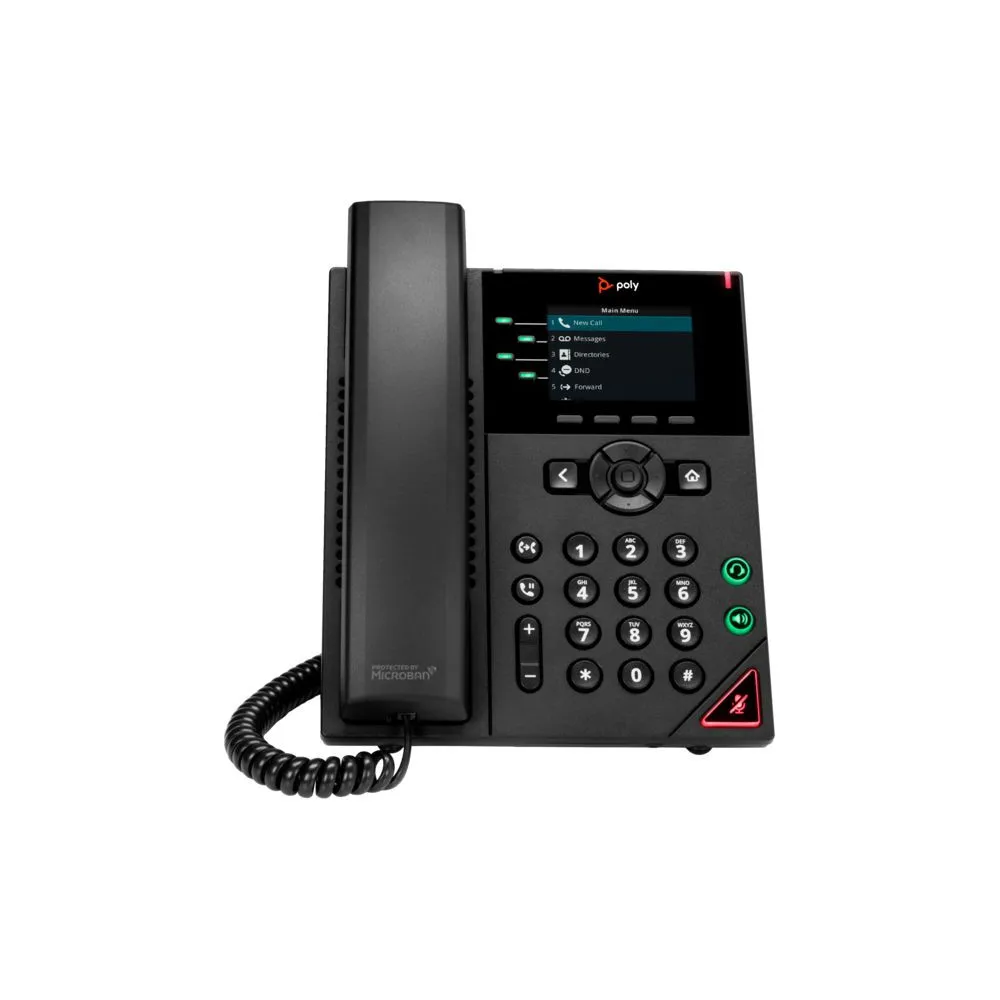 Telefon IP Poly VVX 250 4-Line IP Phone and PoE-enabled 89B62AA Telefon IP Poly VVX 250 4-Line IP Phone and PoE-enabled 89B62AA