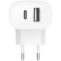 Ładowarka Belkin 1x USB-A, 1x USB-C WCB007VFWH - Biała | Sklep ITnes.p