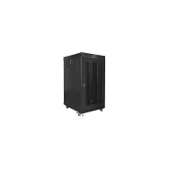 Szafa rack 19" 22U Lanberg FF01-8822-23BL, 800 x 800 x 1239 mm, drzwi perforowane, LCD | Sklep ITnes.pl, IT for BUSINESS