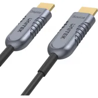 Kabel optyczny Unitek HDMI 2.1 AOC 8K 120Hz C11036DGY, 100 m, Kolor srebrny, Czarny | Sklep ITnes.pl, IT for BUSINESS