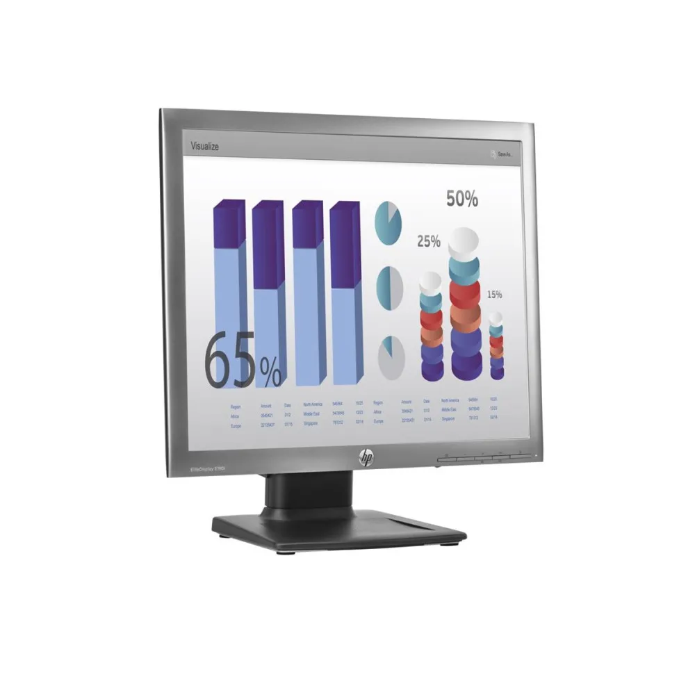 Zdjęcie produktu Monitor HP EliteDisplay E190i E4U30AA - 18,9"/1280x1024 (SXGA)/60Hz/5:4/IPS/8 ms/pivot/Czarny