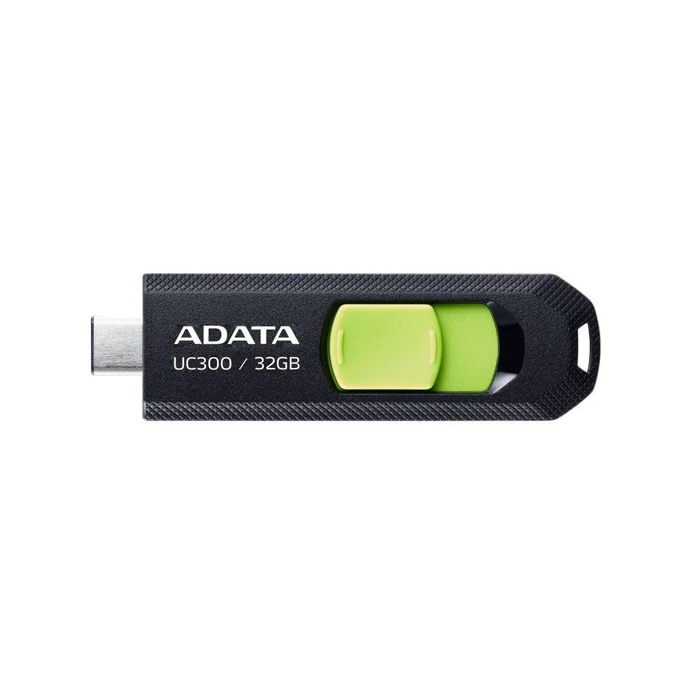 Pendrive ADATA UC300 32GB - USB3.2-C Gen1, Czarny, Zielony - ACHO-UC300-32G-RBK/GN | Sklep ITnes.pl - IT for BUSINESS