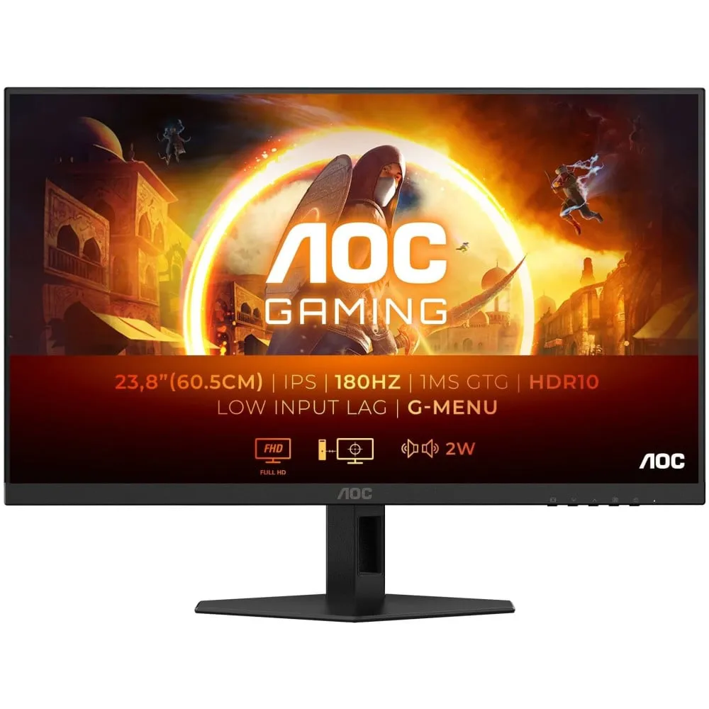 Monitor AOC Gaming 24G4XE, 23,8", 1920x1080 (FHD), 180Hz, Fast IPS, HDR, 0,5 ms, Czarny | Sklep ITnes.pl, IT for BUSINESS Monitor AOC Gaming 24G4XE, 23,8", 1920x1080 (FHD), 180Hz, Fast IPS, HDR, 0,5 ms, Czarny | Sklep ITnes.pl, IT for BUSINESS