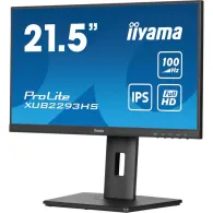 Monitor iiyama ProLite XUB2293HS-B6, 21,5", 1920x1080 (FHD), 100Hz, IPS, 1 ms, pivot, Czarny | Sklep ITnes.pl, IT for BUSINESS