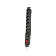 Listwa zasilająca Lestar LXARM 810 3L PDU 1966004437 - 8 gniazd, 1,5m, Czarna | Sklep ITnes.pl - IT for BUSINESS
