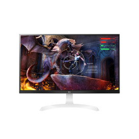 Monitor LG 27UD69P-W - 27"/3840x2160 (4K)/IPS/5 ms/pivot/Biało-czarno-srebrny