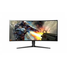 Monitor LG 34GK950F-B - 34"/3440x1440 (UWQHD)/144Hz/21:9/zakrzywiony/nanoIPS/FreeSync/1 ms/pivot/Czarny