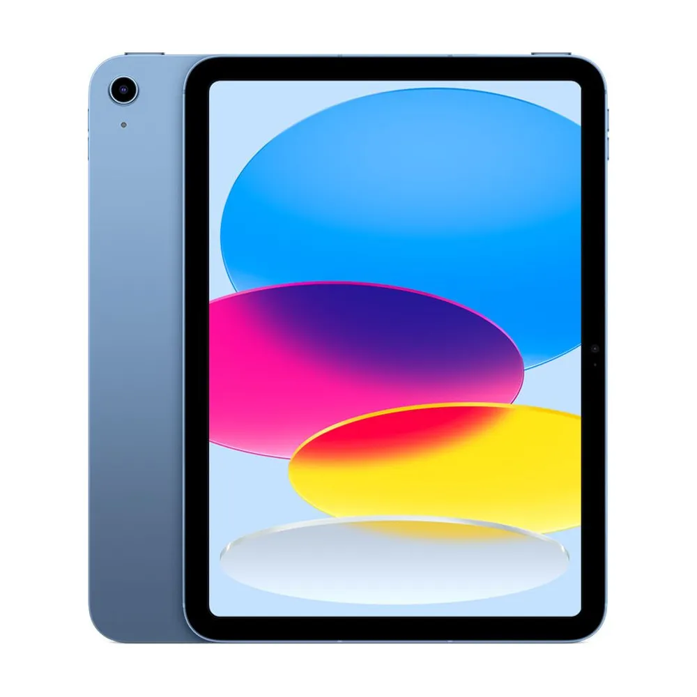 Tablet Apple iPad 10. gen. (2022) MCMF4HC/A, A14 Bionic, 10,9" 2360x1640, 256GB, 4GB, Niebieski, Kamera 12+12Mpix, iPadOS, 1CI |