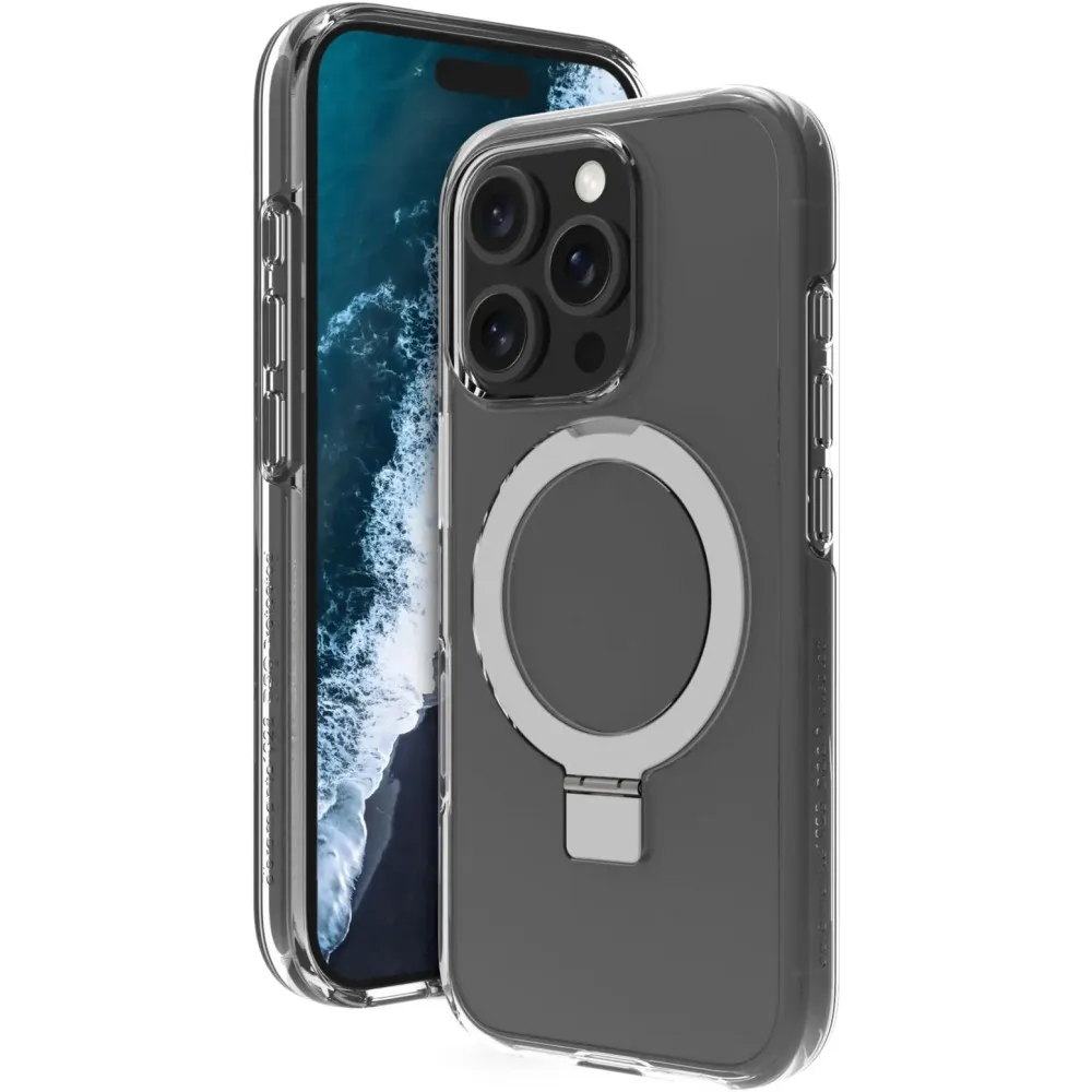 Etui na smartfon z podstawką dbramante1928 Iceland Ultra D3O MS Kick do iPhone 16 Pro z MagSafe IUK1CL006298, Przezroczyste | Sk