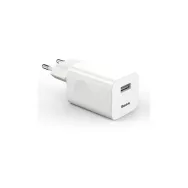 Ładowarka sieciowa Baseus FC67E CCALL-BX02 - USB-A, QC3.0, 24W, Biała