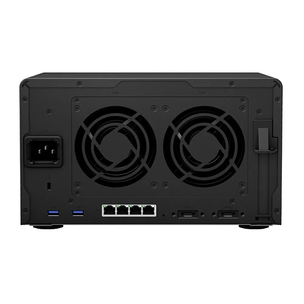 Serwer NAS Synology Desktop Plus DS1621NMN - Tower/AMD Ryzen V1500B/4 GB RAM/72 TB/6 wnęk/2 x M.2/hot-swap/3 lata Carry-in