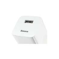 Ładowarka sieciowa Baseus FC67E CCALL-BX02 - USB-A, QC3.0, 24W, Biała