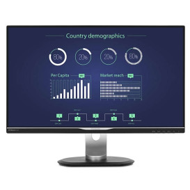 Monitor Philips 258B6QUEB/00 - 25"/2560x1440 (QHD)/60Hz/IPS/5 ms/pivot/USB-C/Czarny