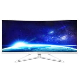 Monitor Philips 349X7FJEW/00 - 34"/3440x1440 (UWQHD)/60Hz/21:9/zakrzywiony/VA/FreeSync/4 ms/Biało-Srebrny