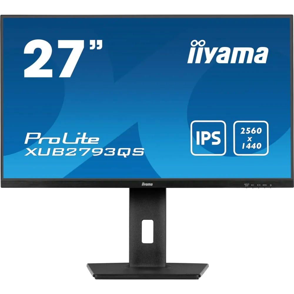 Monitor iiyama ProLite XUB2793QS-B7, 27", 2560x1440 (QHD), 100Hz, IPS, 1 ms, pivot, Czarny | Sklep ITnes.pl, IT for BUSINESS