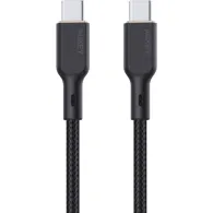 Kabel AUKEY USB-C do USB-C CB-NCC2 BK, 1.8m, Power Delivery 3A 60W, USB 2.0, Czarny | Sklep ITnes.pl, IT for BUSINESS