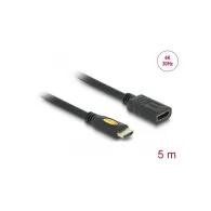 Przedłużacz HDMI High Speed with Ethernet Delock 83082, 4k 30 Hz, 5 m, Czarny | Sklep ITnes.pl, IT for BUSINESS