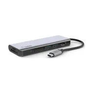 Stacja dokująca Belkin 7w1 USB-C AVC009BTSGY, Szara, Czarna | Sklep ITnes.pl, IT for BUSINESS